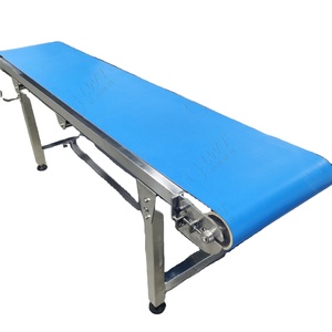 LWT fournit la ligne de production de l'industrie alimentaire machine d'emballage en acier inoxydable transportant le convoyeur à bande <span class=keywords><strong>bleu</strong></span> - Product Image 1