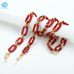 2025 acrylique mode multicolore léger <span class=keywords><strong>lunettes</strong></span> chaîne décorative <span class=keywords><strong>lunettes</strong></span> de soleil chaîne suspendue - Product Image 6