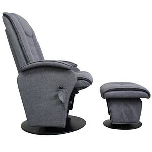 Fauteuil inclinable en cuir PU ou en tissu pour home cinéma, avec tabouret, acceptant la personnalisation OEM - Product Image 2