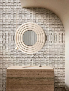 Mosaïque de travertin flexible en placage de pierre léger d'approvisionnement d'usine pour une utilisation intérieure et extérieure excellente pour la décoration murale intérieure - Product Image 4
