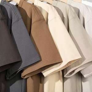 T-Shirt da <span class=keywords><strong>Uomo</strong></span> di Alta Qualità con Logo Personalizzato Vestibilità Regolare Manica Corta in Misto Cotone-Poliestere per Uso Quotidiano Casual - Product Image 2