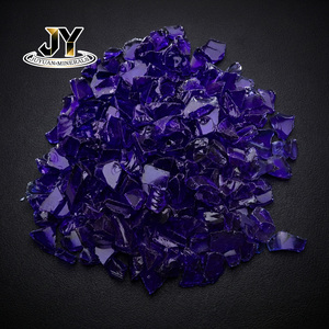 Pietre di Vetro Colorate Premium per Caminetto, Vetro Frantumato Resistente al Calore 1300°F, Capacità Produttiva 1000 Tonnellate al Mese - Product Image 1