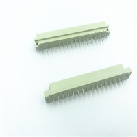 Connecteur Euro de type DIN 41612, pas de 5,08 mm, 3*16P, 3 rangées (ABC), femelle droite, mâle coudé, grande puissance