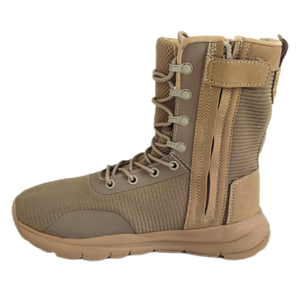 Botas Tácticas HPB0304 Color Caqui Transpirables para Verano con Empeine y Mangas Tejidas - Product Image 6