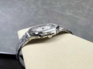 Reloj de alta calidad, resistente al agua, 40 mm, fábrica DDF, movimiento 324, esfera 5711 SW, blanca texturizada, reloj de buceo. - Product Image 3