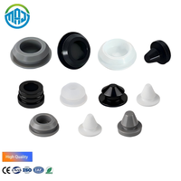 Bouchon en caoutchouc personnalisé Meaogate, fileté, étanche, en silicone solide, type champignon, pour trous de 3-30 mm de diamètre, dureté 20-90 ShoreA