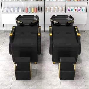 Beauty Hot Sale Back Washing Unit Salon Furniture Beauty Hair Salon Shampoo <b>Bed</b> From China Supplier - Product Image 4