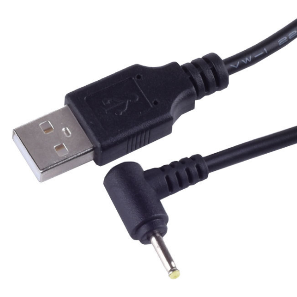 1M 2A USB 2.0 a Male to Right Angle 2.5*0.7mm 5 Volt DC Power Cable 2.5*0.7 2507 2.5