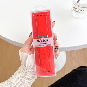 <span class=keywords><strong>Cinturino</strong></span> in Silicone con Texture in pelle Smart <span class=keywords><strong>Watch</strong></span> con confezione per <span class=keywords><strong>Apple</strong></span> <span class=keywords><strong>Watch</strong></span> ultra <span class=keywords><strong>8</strong></span> 7 6 SE <span class=keywords><strong>cinturino</strong></span> colorato per Iwatch - Product Image 4