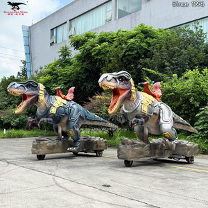 Life Size Animatronic Dinosaur Ride for Kids Remote Control Scooter Adventure Park Shopping Mall Indoor Outdoor - Product Image 1