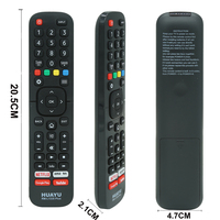 Télécommande de télévision LCD LED étanche à code fixe durable HUAYU RM-L1335 Plus pour Hisense