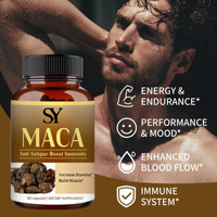 Prix inférieur Capsules d'extrait de racine de Maca Supplément pour la santé masculine Améliore la vitalité Stimule la santé reproductive Capsules de Maca