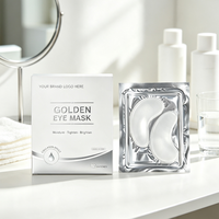 Patchs pour les yeux hydratants et rafraîchissants OEM ODM, soin quotidien simple pour la peau, patchs pour les yeux en collagène cristallin et poudre d'or