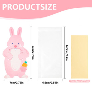 DAMAI Happy <b>Easter</b> Party Fashion Paper Bunny Rabbit Design Candy <b>Gift</b> <b>Bag</b> - Product Image 4