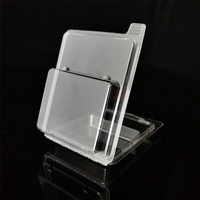 Stock de gros Boîte d'emballage à clapet en plastique transparent double blister Caractéristique d'affichage recyclable