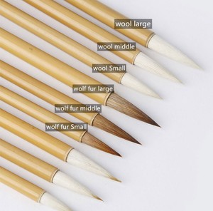 Pinceaux d'artiste Xinyi pour l'écriture, la calligraphie et la peinture, pinceaux à <span class=keywords><strong>aquarelle</strong></span>, pinceaux de calligraphie pour toile, papier, céramique - Product Image 4