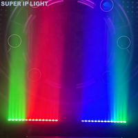 Barre de lumière de scène DMX 0-100 à gradation fluide, effet rideau, stroboscope et faisceau 14*3W RGB 3-en-1 pour KTV, bar et DJ