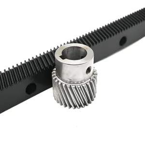 Pignon de crémaillère hélicoïdal en acier CNC M1.25 1.25M 20 T 20 dents 8mm 14mm 15mm 16mm 19mm taille d'alésage engrenages dentés