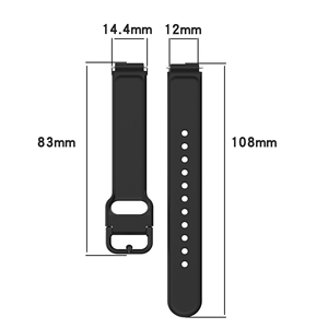 Fourniture en vrac pour Bracelet intelligent 12mm boucle Bracelet universel en Silicone liquide pour <span class=keywords><strong>huawei</strong></span> <span class=keywords><strong>Band</strong></span> 8/9/10 xiaomi <span class=keywords><strong>Band</strong></span> 8/9 - Product Image 4