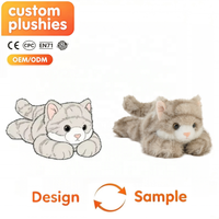 Peluche personnalisée en forme d'animal, chat, lion, panda, licorne, raton laveur, mouton, peluche douce, vente en gros, fabricant OEM ODM, cadeau pour enfants