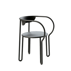 Ensemble bistrot d'extérieur 2 places, table et chaises en métal coloré pour café, salon de thé, repas moderne sur terrasse - Product Image 6