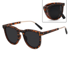 2024 Lunettes de soleil unisexes à monture carrée avec protection UV400 Lentilles polarisées en polycarbonate Style <span class=keywords><strong>punk</strong></span> noir Cadres disponibles - Product Image 5