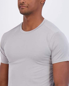 Vêtements pour hommes T-shirt en coton personnalisé à manches courtes décontracté et élégant pour les jeunes hommes - Product Image 1