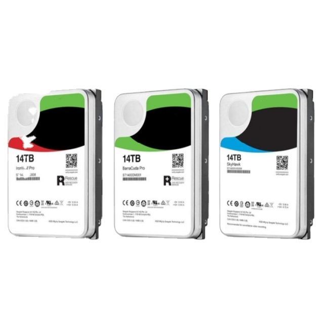 ST14000VN0008 14TB NAS 7200 RPM 256MB Cache SATA 6.0Gb/s CMR 3.5" Internal HDD