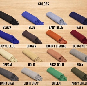 Customizable Color Logo Medium Large <strong>Wedding</strong> Favor Pashmina <strong>Shawl</strong> Wrap Soft Scarf for Bridesmaid Guest Bluk Personalized Gift - Product Image 6