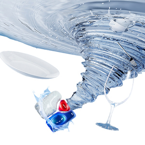 Tableta para lavar platos de disolución rápida Limpieza profunda Sin residuos Cápsulas para lavavajillas solubles en agua Cápsula de detergente Gel <span class=keywords><strong>desechable</strong></span> para lavar platos - Product Image 1