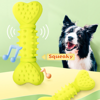 Jouets à mâcher pour chien en caoutchouc naturel résistant aux morsures, en forme de pneu, avec corde en coton