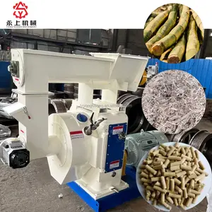 Liyang Yongshang Penjualan Langsung 1.2-2.0 T/h Limbah Jerami Kayu Mesin Penggiling Serbuk Gergaji Granulator Bahan Bakar Biomas