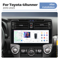 DUDUAUTO DSP Dispositivo de Audio de 8 Núcleos, Pantalla Táctil Multimedia Estéreo para Automóvil Android, Pantalla de 12.3 Pulgadas para Toyota 4Runner 2010-2023