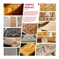 Machine de gravure sur bois CNC à double tête avec commande DSP et moteur servo AC, broche de 6 kW pour le traitement du mobilier et du MDF