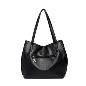Two Handles XXL Nutrition Xenos Plage Zip <b>Waterproof</b> Canvas <b>Zipper</b> Pockets Large Black Cotton Reusable Shopping <b>Tote</b> <b>Bag</b> - Product Image 3