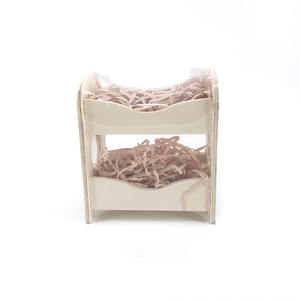 Cachette de hamster en bois maison en bois de hamster <span class=keywords><strong>avec</strong></span> décor d'habitats d'échelle maison détachable de petits animaux - Product Image 6