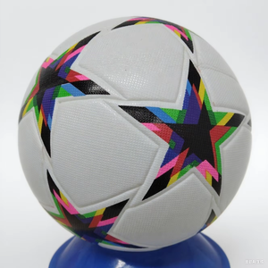 Ballon de football de formation de taille officielle 4, ligue professionnelle, cuir PU importé, durable, léger, cadeau pour joueur, logo - Product Image 6