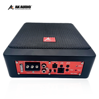 Subwoofer de aluminio ultrafino de 6x8 pulgadas, subwoofer bajo el asiento, subwoofer activo delgado para coche