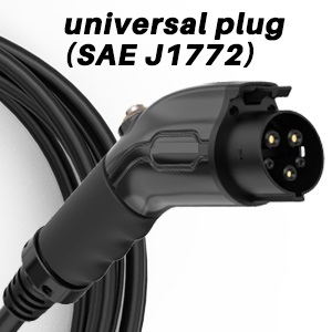 เครื่องชาร์จรถยนต์ไฟฟ้าแบบพกพา GT&Y 3.84KW เฟสเดียว รองรับหลายประเภท ได้มาตรฐาน IP65 แบบที่ 1 16A ใหม่ รับประกัน 24 เดือน สีดำ ใช้ได้ทั้งภายในและภายนอกอาคาร - Product Image 5
