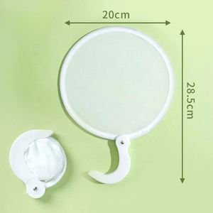 Mini-ventilateur pliable DIY - Ventilateur de poche portable pour l'été, ventilateur rond vierge personnalisable pour enfants et cadeaux promotionnels - Product Image 2