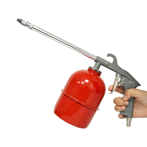 Pistolet de pulvérisation pneumatique haute pression réglable à double usage pour le lavage de voitures, le nettoyage d'huile moteur, le dépoussiérage et le rejet de gaz et de saletés - Product Image 2