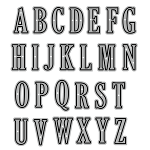 Scrap booking Stanz ungen Metalls chneid werkzeuge Alphabet Schneidwerk zeug zum Basteln - Product Image 1