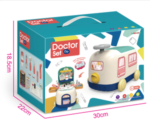 Set Giocattolo 2 in 1 Mini <span class=keywords><strong>Auto</strong></span> del Dottore e Kit Medico per Bambini e Bambine in Materiale ABS - Product Image 4