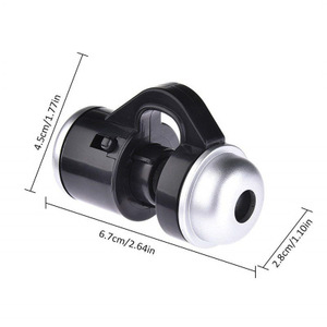 30X Zoom Sáng LED Stereo Kính Hiển Vi Magnifier Clip-Trên Điện Thoại Di Động Điện Thoại Di Động Máy Ảnh Ống Kính Tương Thích Với Điện Thoại Thông Minh - Product Image 3