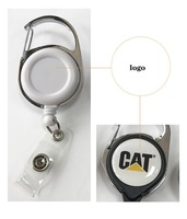 Porte-badge de bobine de traction époxy coloré montagne extérieure créative facile à tirer pour l'expansion de la boucle polyester facile créatif