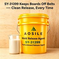 Agent de démoulage AOSILE SY-31399 MDI - Empêche l'accumulation, réduit le temps de pressage, améliore la qualité pour le MDF, le PB et l'OSB