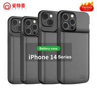 Tendance nouveauté 2 en 1 Logo personnalisé batterie externe étui de téléphone chargeur de batterie de secours étui pour iPhone 15 14 13 12 11 X pro max