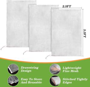 कीट बाधा संरक्षण संयंत्र फल टमाटर स्ट्रॉबेरी पेड़ का जाल कारखाने से चिकन कीट पोक्ट्री - Product Image 3