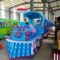 Train touristique sans rails 8/16 places, grand train électrique pour enfants