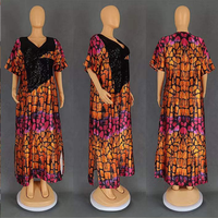 Nouvelle Robe Imprimée Scintillante pour Femme, Style Ethnique Africain, Ample et Élégante, de Haute Qualité, Tendance Moyen-Orientale Musulmane, Collection 2026, Meilleure Vente